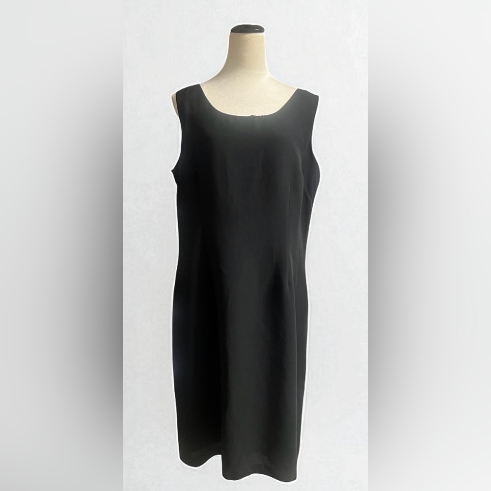 Coldwater Creek Elegant Black Midi Dress